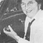 Female taxi driver P. Morrison (1961)